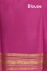 Pure Checks Butta Zari Mysore Crepe Silk Saree